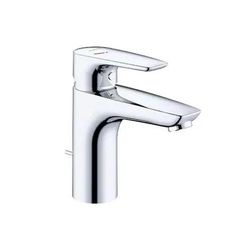 KLUDI PU & SOLID Waschtisch-EHM 100 ECO PLUS, m. Metallablaufg. chrom, 342930575WR4, Artikel in Kategorie